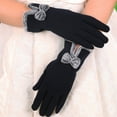 thumbnail image 5 of Womens Gloves Winter Touch Screen Texting Gloves for Women Fleece Lined Thick Warm Gloves, 5 of 6