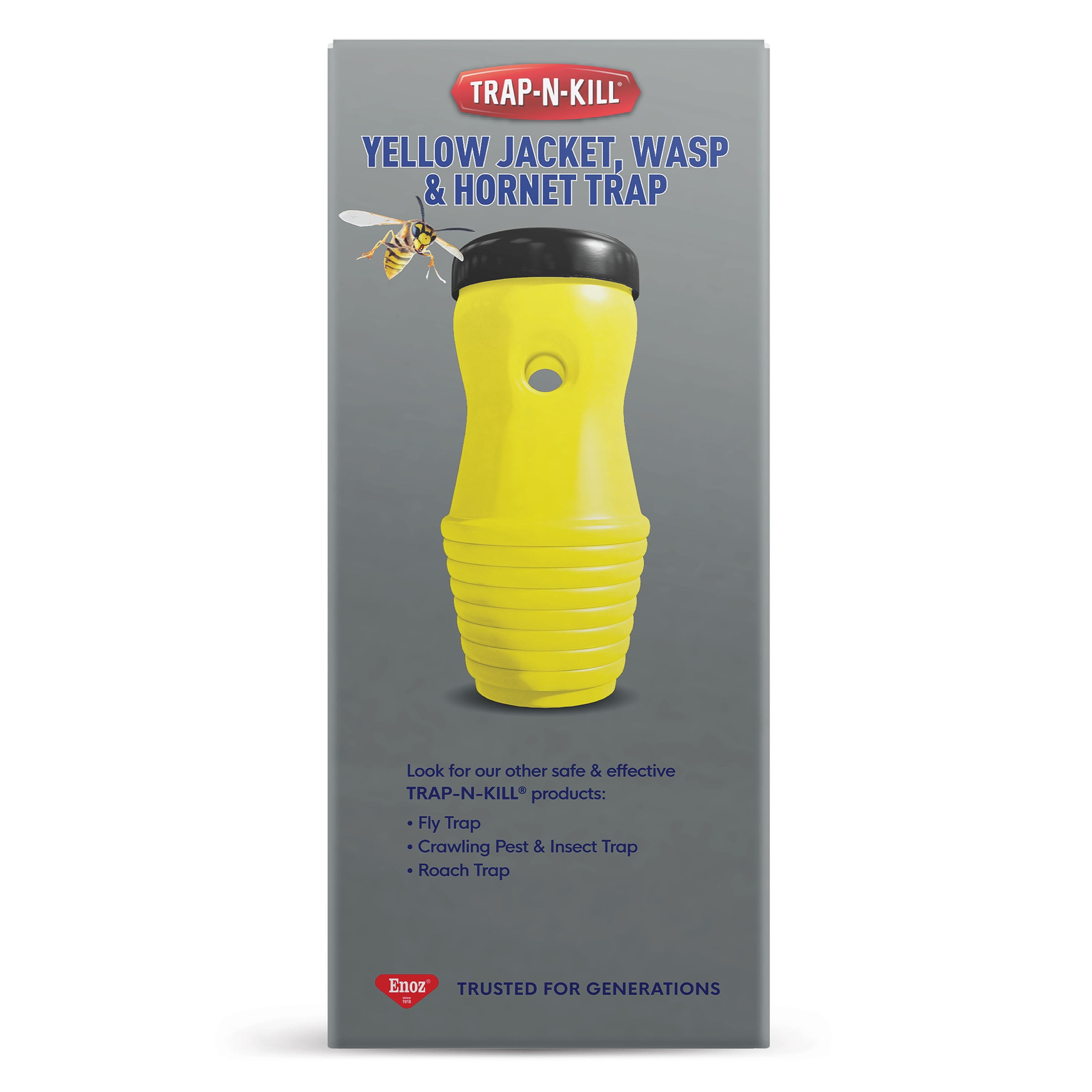 3 pack) Enoz Trap-N-Kill Outdoor Yellow Jacket, Hornet, and Wasp