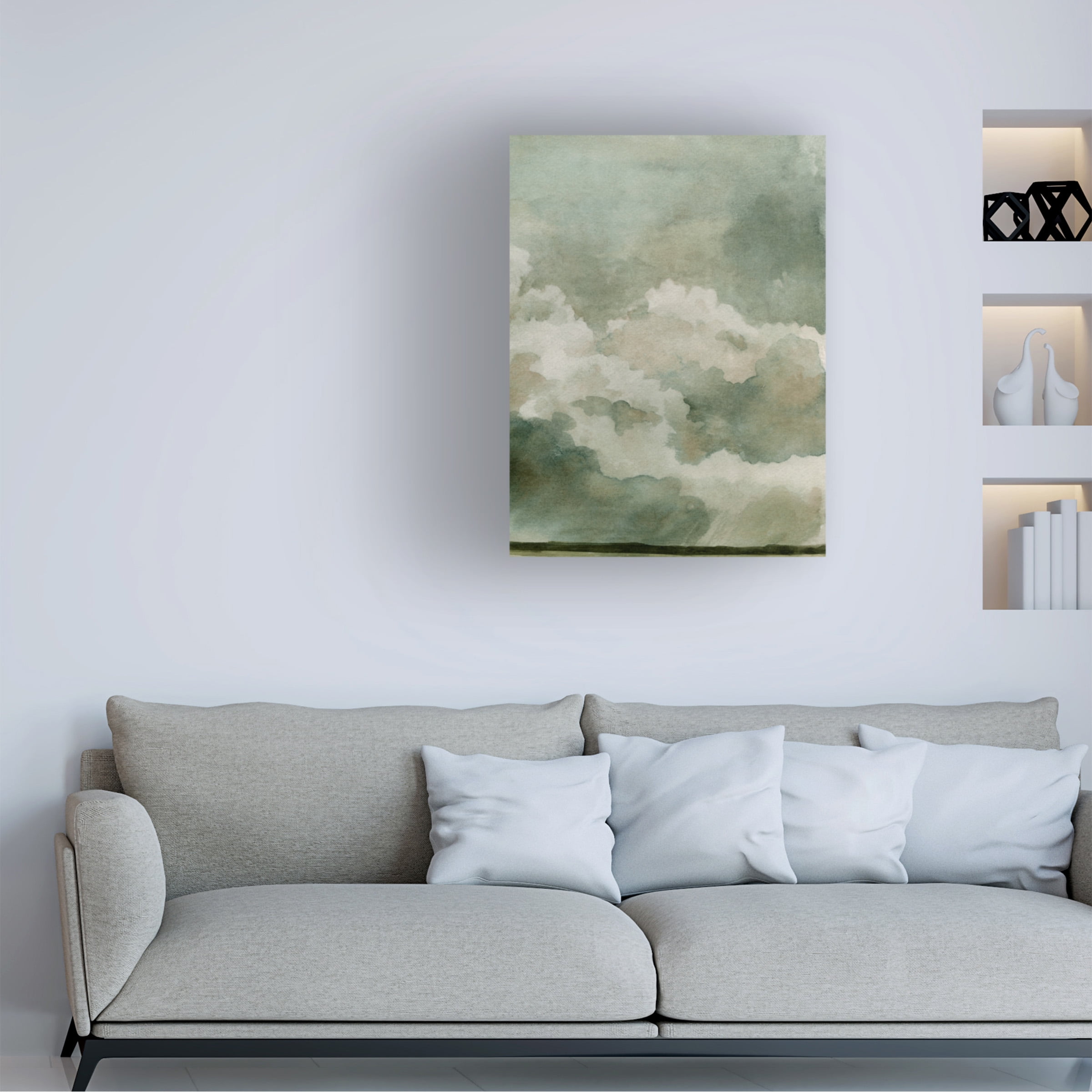 Emma Caroline 'Coming Rain II' Canvas Art