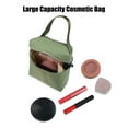 thumbnail image 5 of Unique Bargains Cosmetic Bag Travel Makeup Bag Cosmetic Brush Organizer Storage Bag for Women Green 4.72"x2.36"x4.33", 5 of 7