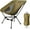 Khaki, variant on Lightweight Folding Camping Chair, Portable Foldable Compact for Outdoor Camp, Travel, Beach, Picnic, Festival, Hiking, Backpacking, Supports 330Lbs (Dark Blue)