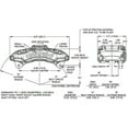 thumbnail image 2 of Wilwood 120-14850-BK AT6 Lug Mount Caliper - Black - 1.75 in. - Right Side, 2 of 6