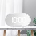 thumbnail image 1 of Reloj despertador digital Macarena LED con Luz nocturna blanco, 1 of 8