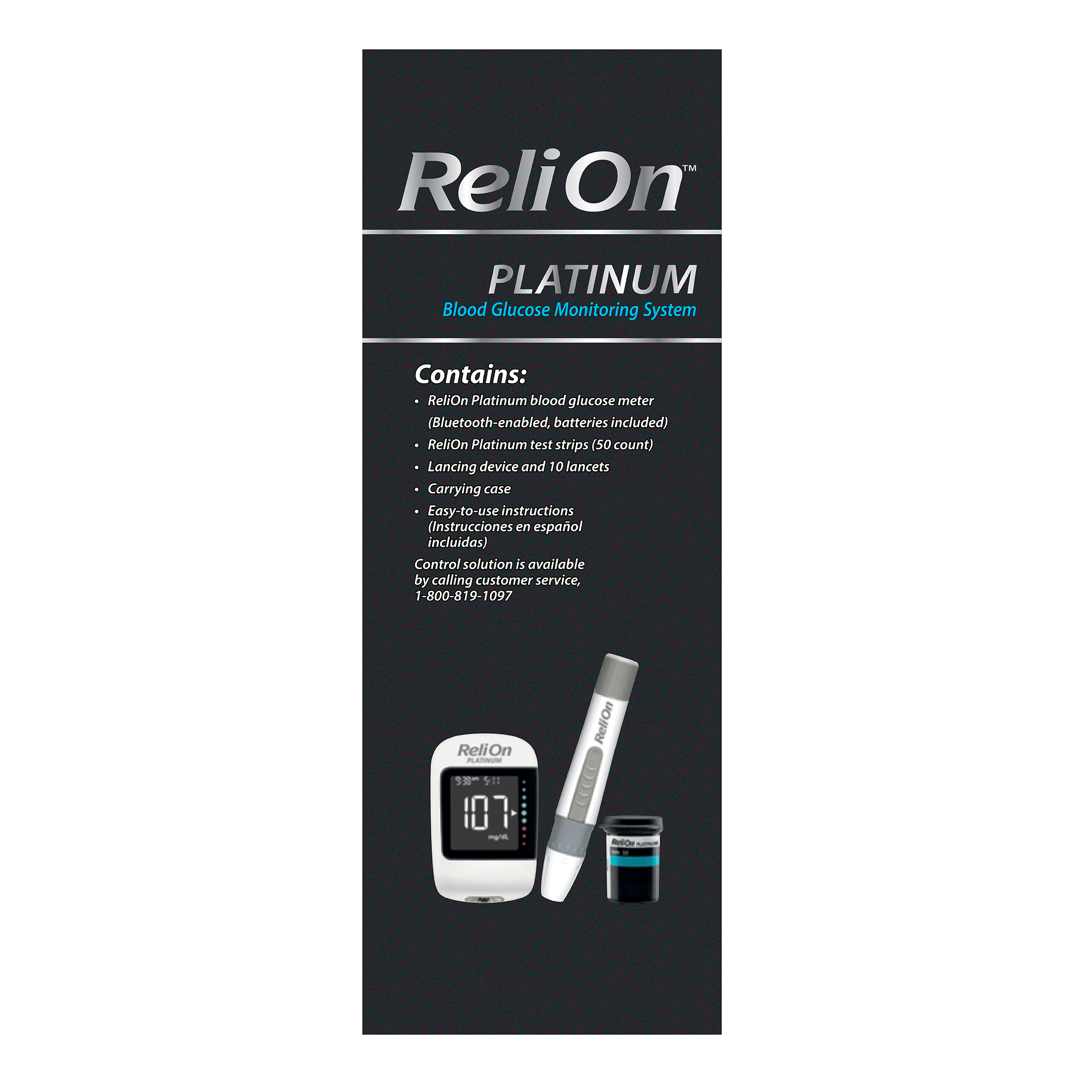 ReliOn Platinum Bluetooth Blood Glucose Meter Kit photo 6