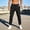 c01Black, variant on (M-4XL) Men's Plus Size Joggers Casual Solid Color Pants Lightweight Elastic Waist Drawstring Hiking Chino Pants for Men Green M