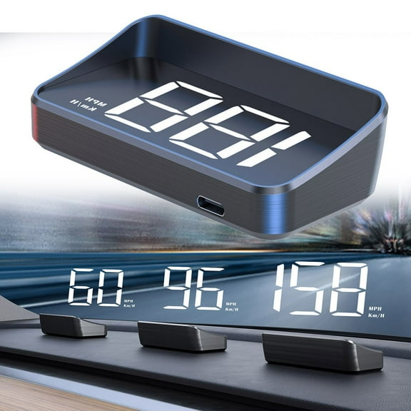 1* Car M2 Heads Up Display GPS BeiDou Dual Chip Windshield HD Display 90*45*14mm GPS Speedometer Speed Display Car Electronics