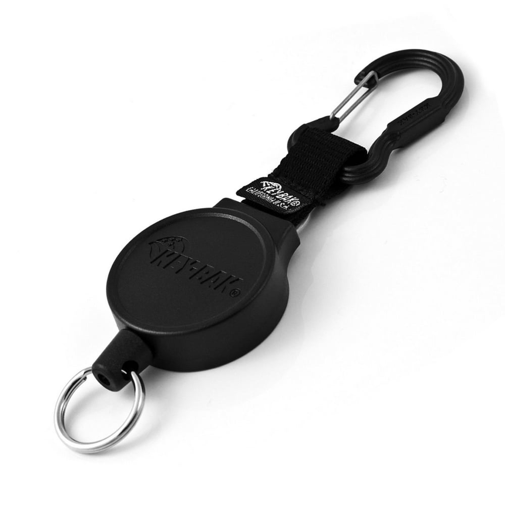 KEY BAK KEYBAK MID6 Retractable Carabiner Keychain with 36