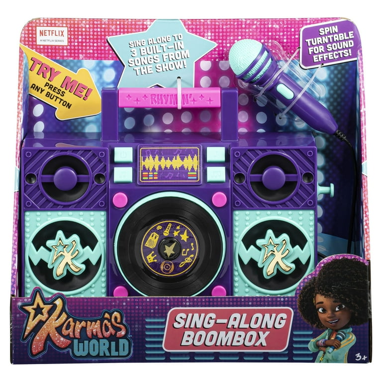 Karma's World Kids Boombox: Sing-Along Toy with Working