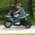 thumbnail image 4 of Gymax 12V Kids Ride on Motorcycle Licensed BMW 3 Wheels Electric Toy w/ Light & Music Blue, 4 of 9