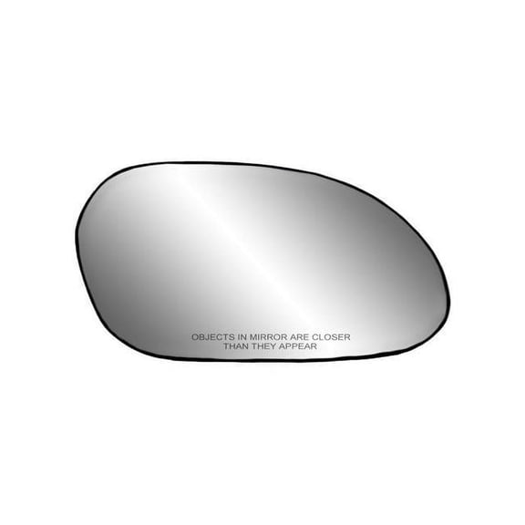 80169 - Fit System Passenger Side Non-heated Mirror Glass w/ backing plate, Ford Taurus, Mercury Sable 00-07, 3 7/ 8" x 6 15/ 16" x 7 1/ 4"