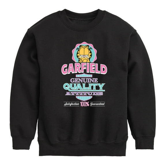 Garfield - Genuine Attitude - Toddler And Youth Crewneck Fleece Sweatshirt
