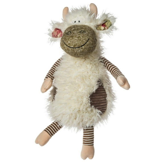 Mary Meyer Soft Toy Fab Fuzz Stuffed Animal, 14" Tall, Corky Cow
