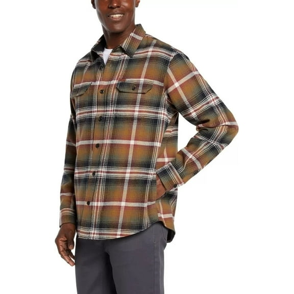 Orvis Men's Big Bear Heavy Weight Flannel Shirt, Multicolor Small
