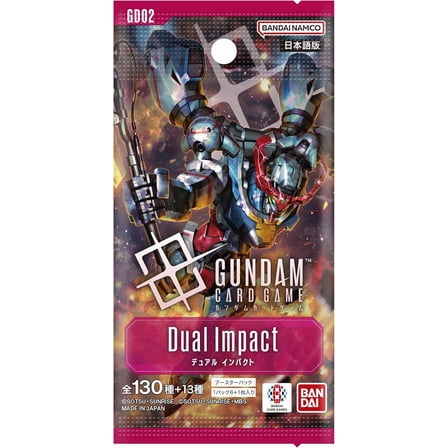 Gundam Card Game Booster Pack - Dual Impact (GD02) (Japanese) - 6 Cards