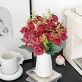 thumbnail image 6 of Msgweeeg Fake Flowers Valentines Decorations Simulation Small Roses Home Decor Simulation Bouquet Mom's Day Party Wedding Venue Indoor Decoration, 6 of 8
