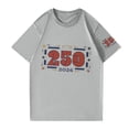 thumbnail image 4 of American 250 Anniversary Shirt for Women 4th of July Shirts Oversized Short Sleeve T-Shirt Independence Day Patriotic 1776-2026 Graphic Tee Tops, 4 of 4