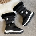 thumbnail image 4 of Gvdentm 11 Winter Boot Girls Cold Weather Ankle Boots Boots Boys Black,2, 4 of 9