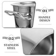 thumbnail image 4 of HEALEEP Stainless Steel Stock Pot For Cooking Lobster 1Set, 4 of 8
