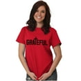 thumbnail image 4 of Grateful Thankful Christian Jesus Plus Size Crewneck Graphic Tee Shirt Brisco Brands 4X, 4 of 5