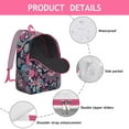 thumbnail image 4 of Student Essential Paisley Backpack in Boho Print, Keeps Laptop Safe and Organized for Class, A Gift Sure to Be Appreciated All Year Long, 4 of 5