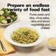 thumbnail image 3 of Hamilton Beach Food Processor & Vegetable Chopper for Slicing, Shredding, Mincing, and Puree, 8 Cup, Black, 3 of 5