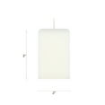 thumbnail image 2 of Mega Candles 1 pc Unscented White Square Pillar Candle, Hand Poured Premium Wax Candles 2 Inch x 3 Inch, Home Décor, Wedding Receptions, Baby Showers, Birthdays, Celebrations, Party Favors & More, 2 of 2
