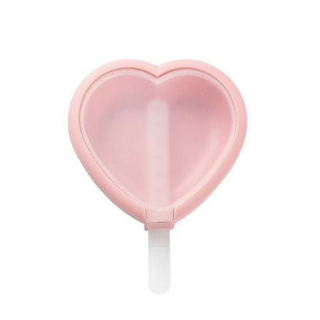 

iOPQO Cake Mould Heart Shaped Ice Cream Mould Silicone Ice Cream Mold Reusable Tray Mold cake decorating kit
