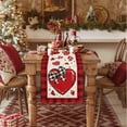 thumbnail image 6 of EUDIDV Romantic Presents Valentine's Day Table Runner Super Soft Tablecloth For Catering Wedding Kitchen Party Holiday Picnic Home Decor 13x72 Inch Long Romantic Heart Art Texture Valentine's Decor, 6 of 6