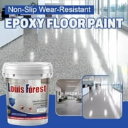 Epoxy Floor Paint for Concrete,Louis Forest Epoxy Floor Paint, Louis Forest Floor Coating, Epoxy Floor Paint, Pintura Epoxica Para Pisos, Garage Floor Paint, Basement Floor Paint(Dark Gray,0.5 Liter)