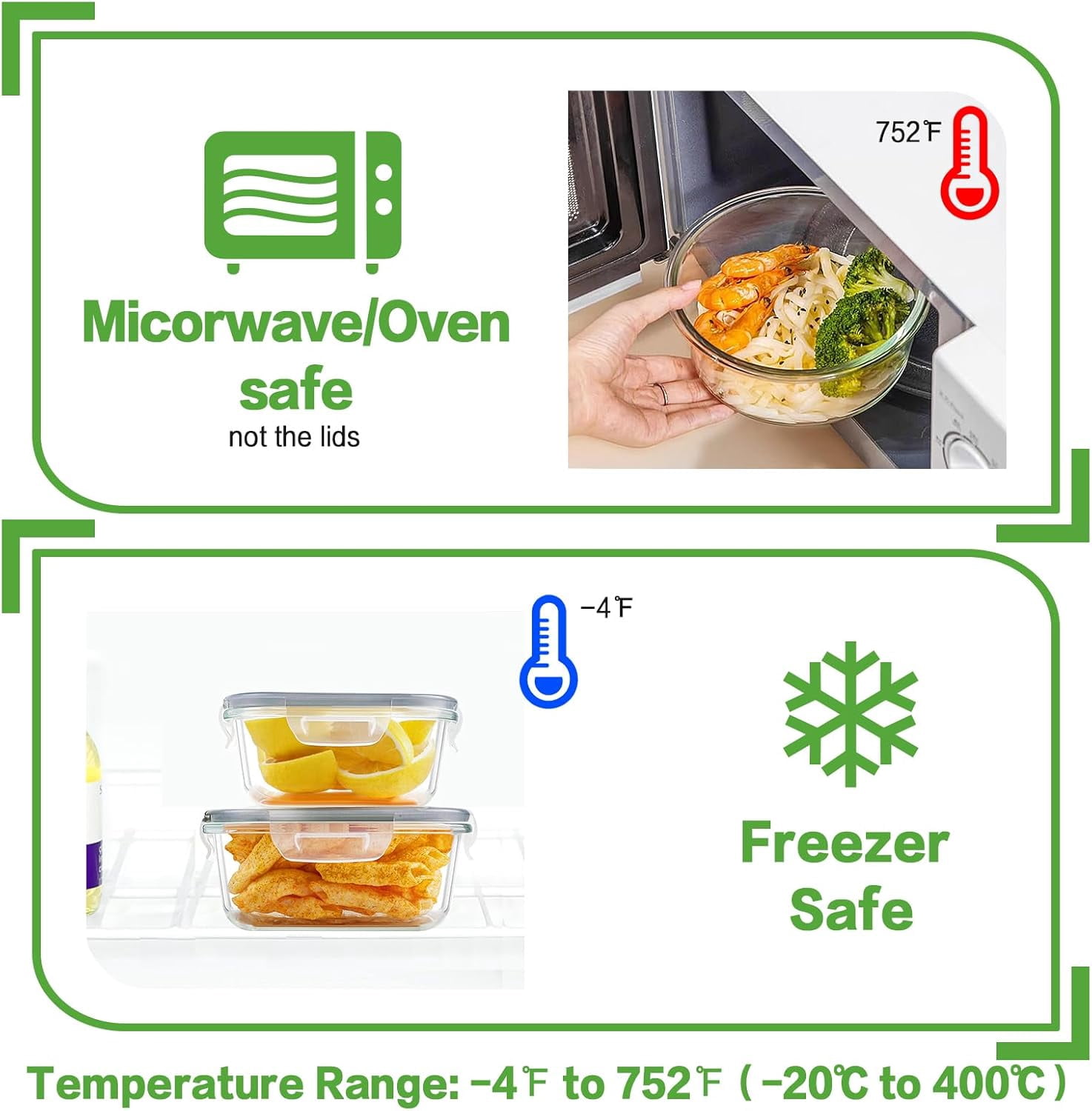 12 Sets Glass Food Storage Containers with Lids, Glass Meal Prep Containers, Airtight Glass Bento Boxes, BPA Free & Leak Proof, Pantry Kitchen Storage(12 lids & 12 Containers) - Deep Blue