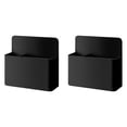 thumbnail image 1 of 2Pc Magnetic Chalk Boxes Magnetic Chalk Box Plastic For Classroom Office Desk Black, 1 of 5