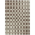 thumbnail image 2 of Addison Rugs Chantille Indoor/Outdoor Transitional Squares Brown Washable Rectangle Rug, 2'6" x 3'10", 2 of 6