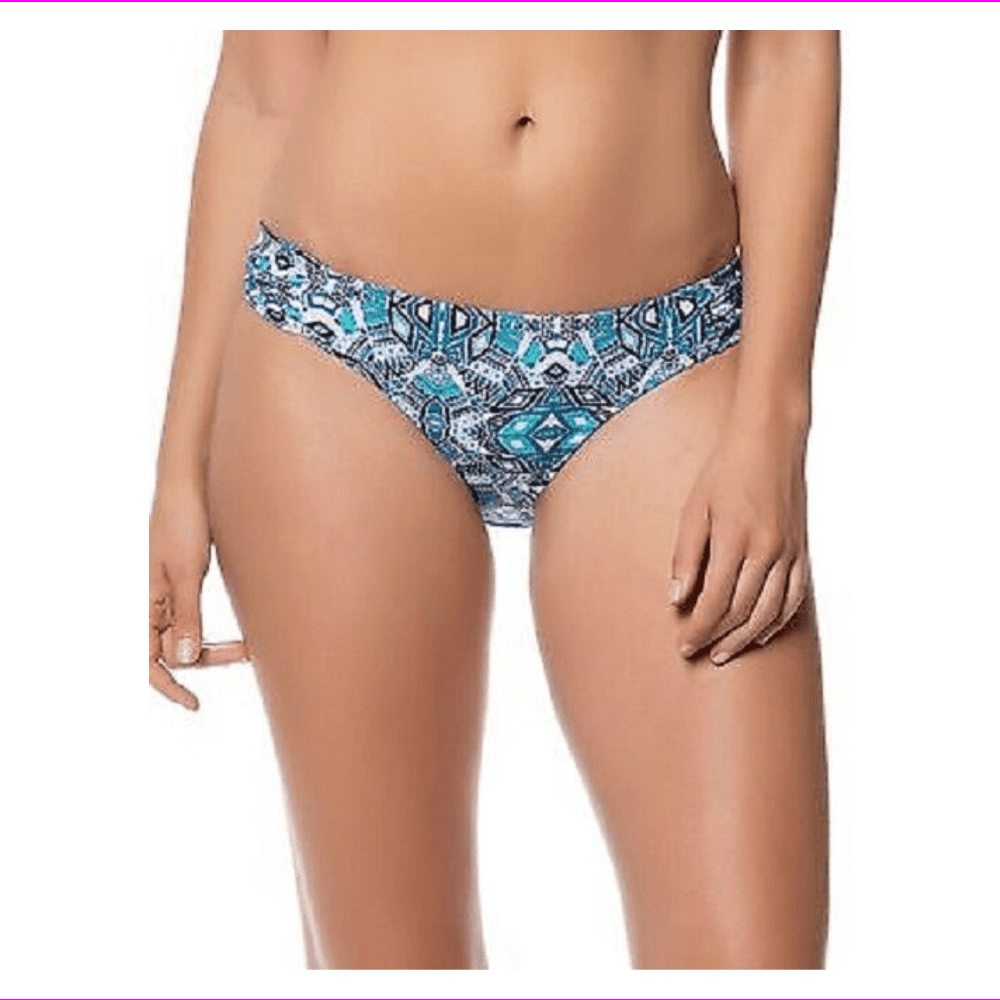 Jessica Simpson Womens Kaleidoscope Side-tab Hipster Bikini Bottom (size Medium) Jessica Simpson Womens Kaleidoscope Side-tab Hipster Bikini Bottom (size Medium)