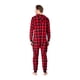 thumbnail image 3 of Disfraz de Onesies Sleephero para adulto para Halloween, pijama rojo a cuadros, 3 of 6
