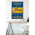 thumbnail image 6 of NBA Golden State Warriors - 2022 Commemorative NBA Finals Team Logo Wall Poster, 22.375" x 34" Framed, 6 of 6