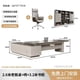 thumbnail image 1 of High Quality Light Luxury Office Desk Filing Cabinets Set Designer Luxury Computer Desks European Boss Bureau Office Furniture My Lux Decor Round, 1 of 31