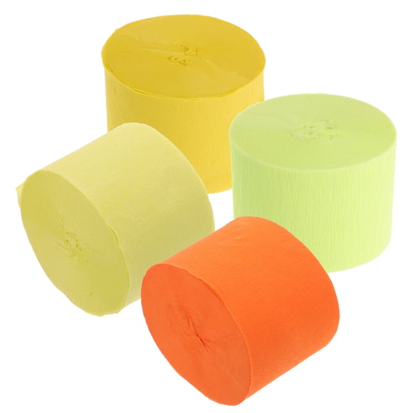 MERRYHAPY Cintas De Papel Crepé Para Decorar Cumpleaños Bodas Y Eventos Con Material Ligero