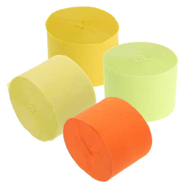 MERRYHAPY Cintas De Papel Crepé Para Decorar Cumpleaños Bodas Y Eventos Con Material Ligero