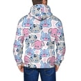 thumbnail image 5 of Zip Up Hoodies for Men - Cute Dog Puppy pink Long Sleeve Comfrt Men'S Fashion Hoodies & Sweatshirts, Jackets for Men Hoodies Pullover Clothing Clothes with Pouch, 5 of 5