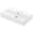 Matte White, variant on Ws Bath Collections Quattro 70.03 BG Quattro 27-5/8" Rectangular Ceramic Vessel Or Wall