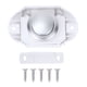 thumbnail image 1 of Cerradura push-pull sin llave de cromo perlado para accesorios de vehículo RV/barco/gabineteP02W-CH, 1 of 5