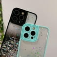 thumbnail image 5 of Gradient Glitter fine Hole All-Inclusive Phone case, Full Star Design, Fresh and Simple, Drop-Proof, for iPhone 15 14 13 12 11 Pro Max Mini XS XR 7 8 Phone Case (Transparent,iPhone 7P/8P), 5 of 8