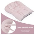 thumbnail image 6 of 5PCS Glider Rocker Replacement Cushions Thick Soft Glider Cushions Replacement Set with Ottoman Cushion and Storage Pockets, Light Pink, 6 of 7