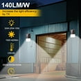 thumbnail image 4 of 30W/25W/15W LED Mini Wall Pack Light with Dusk to Dawn Photocell 4200LM 0-10V Dimmable Outdoor Security Lighting 3000K/4000K/5000K Small Wall Mount Light for Garage Warehouses 1 Pack, 4 of 8