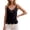 Black Tank Tops, variant on Women Tank Tops Summer Solid Color Lace Camisole Tops Sleeveless V Neck Shirt Blouse Casual Vacation Female Camis