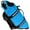 Blue, variant on Adjustable Dog Life Vest with Reflective Strips & Secure Buckles, High Buoyancy Swim Gear for Small Breeds Pool Beach