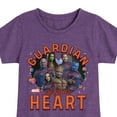 thumbnail image 3 of Marvel Guardians of the Galaxy - Guardian Of Your Heart Valentine - Toddler And Youth Girls Fitted Short Sleeve Graphic T-Shirt, 3 of 5