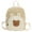 Khaki, variant on Backpack Travel Embroidered Name Animal Character Backpack for Stylish Fashion School Bag Cute Small Backpack