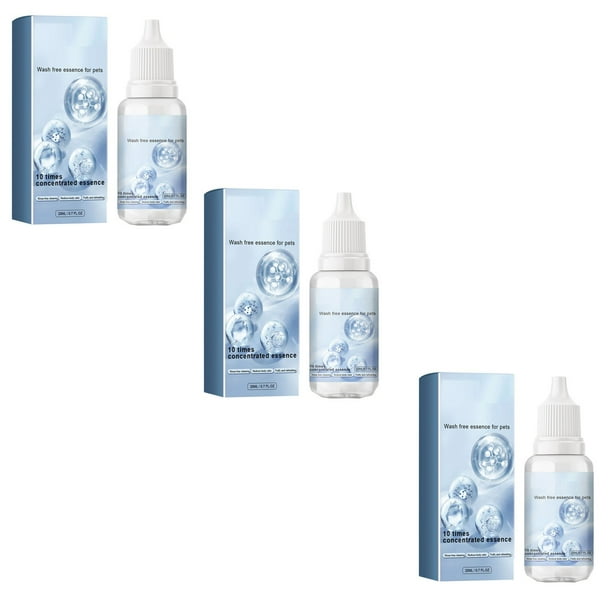 Essences Skin Care Champú portátil para limpieza en seco de perros Champú seco para gatos con excelente olor Desodorante sin enjuague Limpiador para mascotas Suministros de baño para viajes al aire li