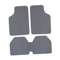 thumbnail image 3 of DYNWAVECA 5Pcs Automotive Floor Mats Auto Foot Pad Protector Easy to Install Front and Rear Mats for Automobile Truck Attachments Gray, 3 of 9